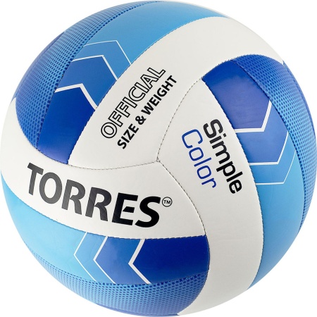 Купить Мяч волейбольный Torres Simple Color любительский р.5 в Щёлкове 